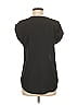 Japna 100% Polyester Black Short Sleeve Blouse Size M - photo 2