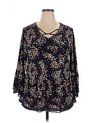 Jm Collection 3/4 Sleeve Blouse