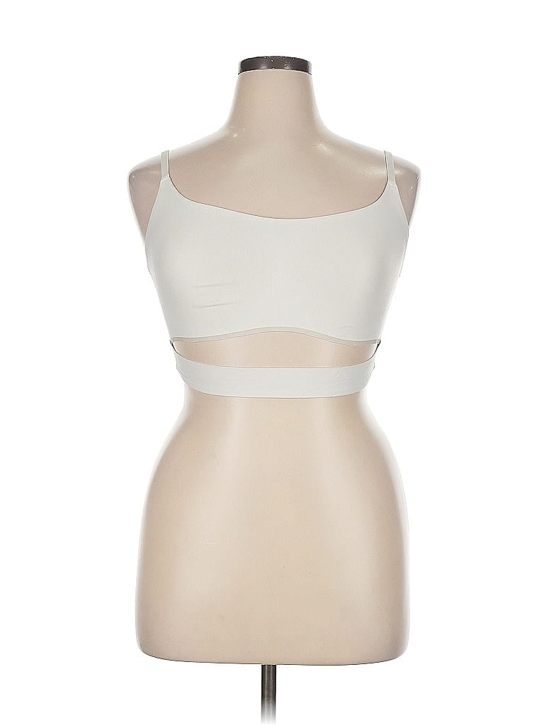 Pre-owned Gilly Hicks Tube Top Ivory Strapless Neckline Tops In White