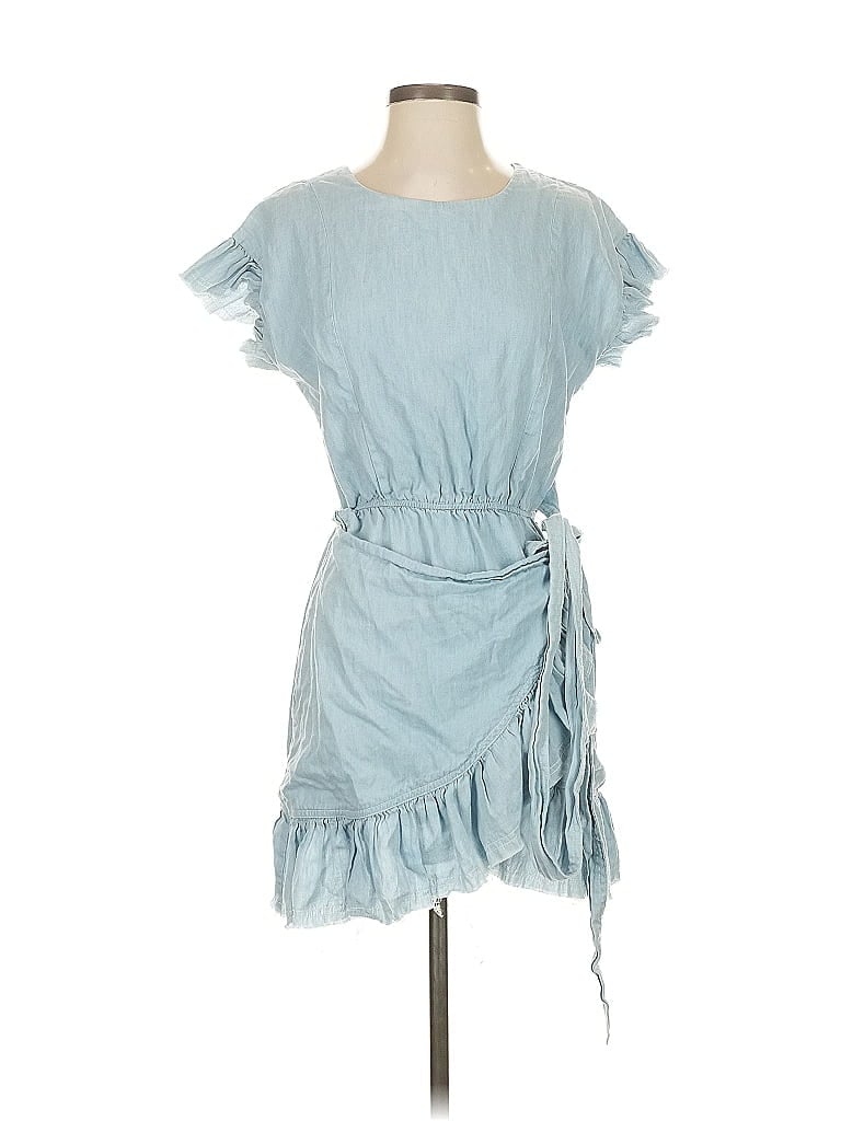 Pre-owned The Impeccable Pig Casual Dress In Blue