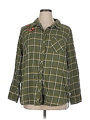 Terra & Sky Long Sleeve Button Down Shirt
