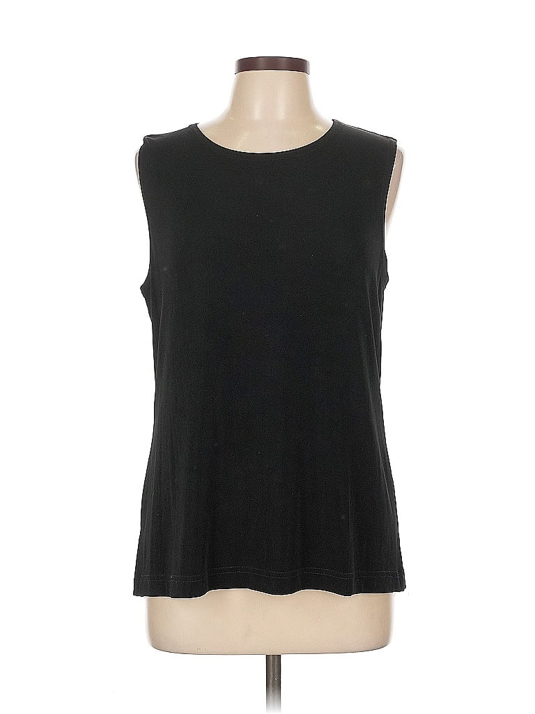 Pre-owned Ronni Nicole Sleeveless T-shirt In Black