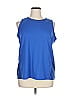 Zuda Blue Sleeveless T-Shirt Size 1X - photo 1
