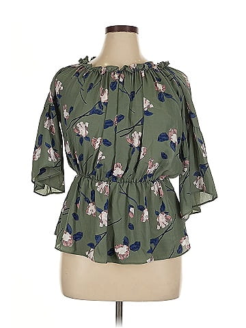 Say What? 3/4 Sleeve Blouse (view 1)