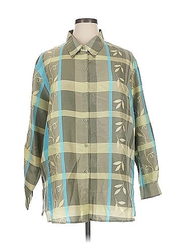 Jessica Holbrook 3/4 Sleeve Silk Top (view 1)