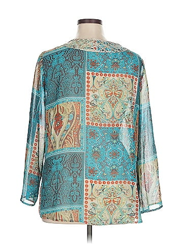 NY Collection 3/4 Sleeve Blouse (view 2)