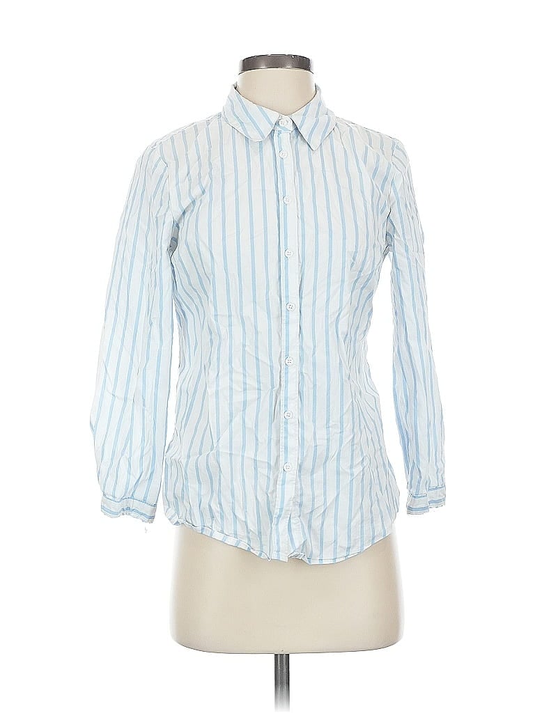 Click to view more detailed imagery on our partner's website Pre-owned Anne Klein Long Sleeve Button Down Shirt In Blue
