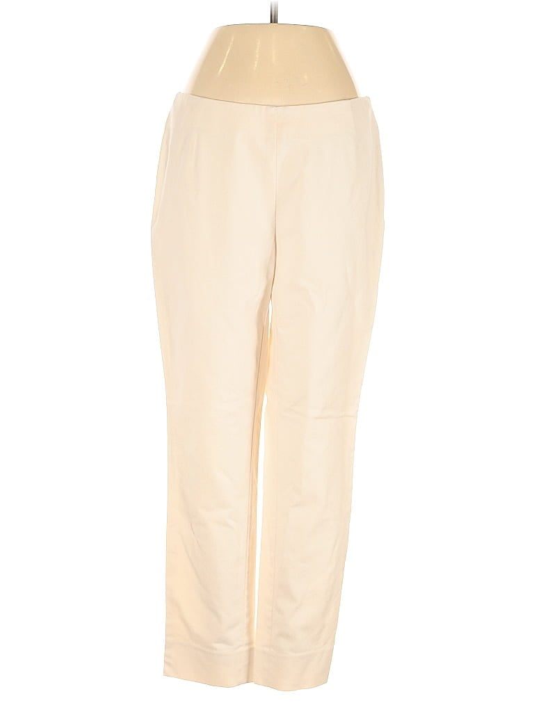 Pre-owned Lafayette 148 Casual Pants In White