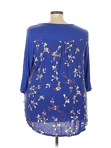 Lane Bryant Outlet 3/4 Sleeve T-Shirt (view 2)