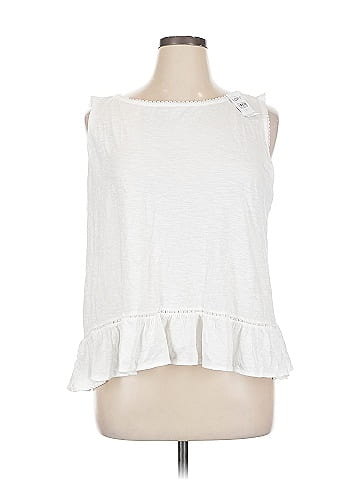 Ann Taylor LOFT Sleeveless T-Shirt (view 1)
