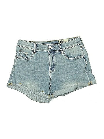 Cosmic Blue Love Denim Shorts (view 1)