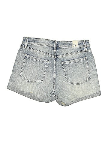 Cosmic Blue Love Denim Shorts (view 2)