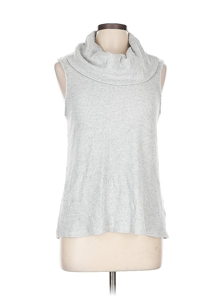 Pre-owned Vanessa Virginia Sweater Vest In Silver