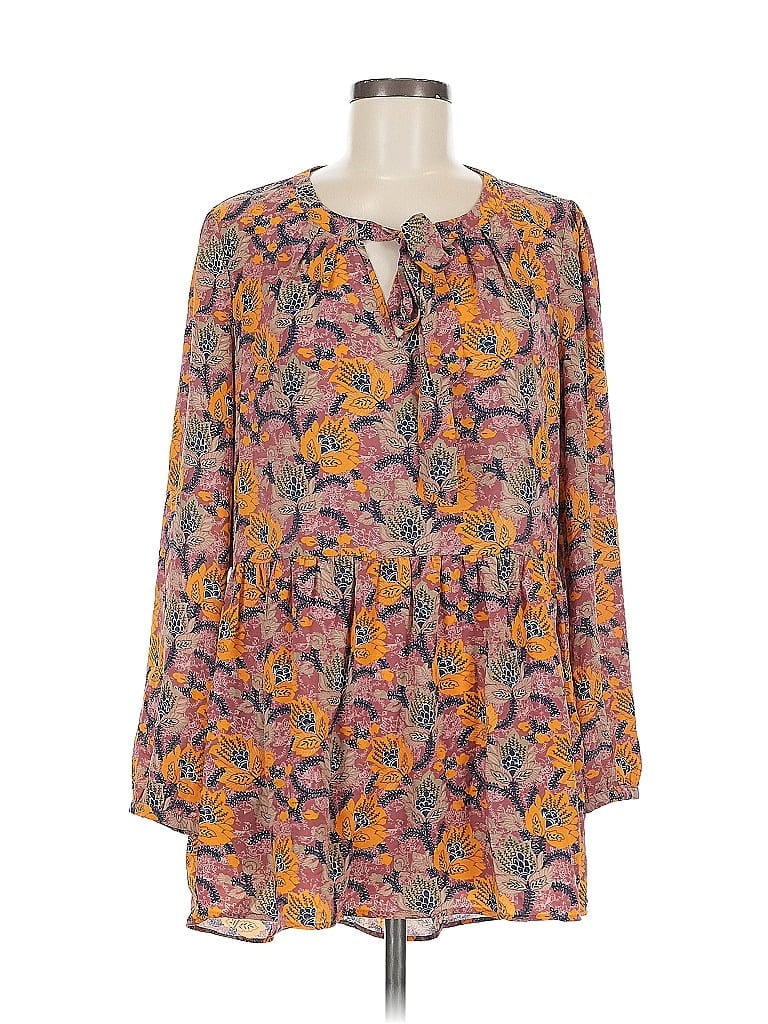 Click to view more detailed imagery on our partner's website Pre-owned Dr2 Long Sleeve Blouse In Purple