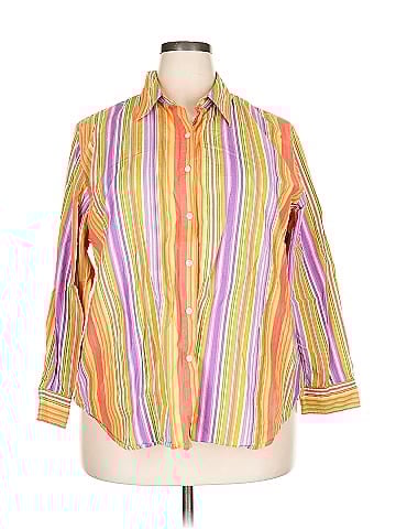 Jones New York Sport 3/4 Sleeve Button-Down Shirt (view 1)