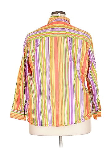 Jones New York Sport 3/4 Sleeve Button-Down Shirt (view 2)
