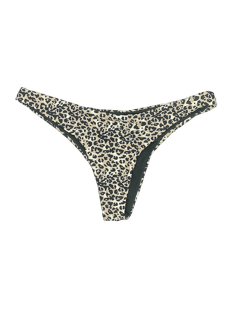 Pre-owned Relleciga Swimsuit Bottoms In Gold