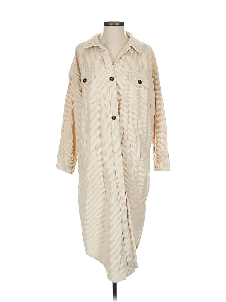 Pre-owned Le Lis Casual Dress In White