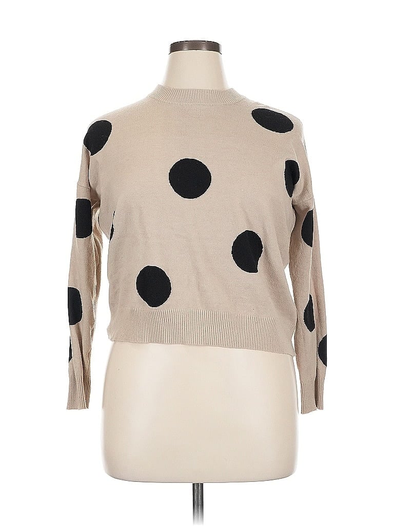 Pre-owned T Tahari Pullover Sweater In Brown