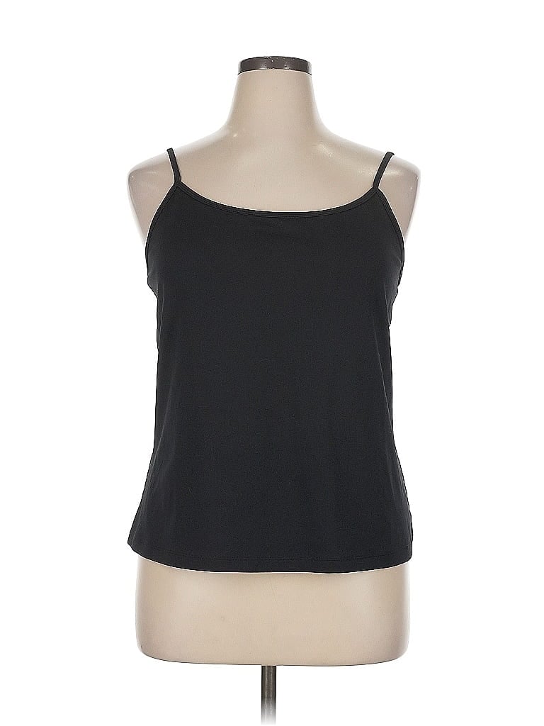 Pre-owned Lane Bryant Tank Top Black Strapless Neckline Tops