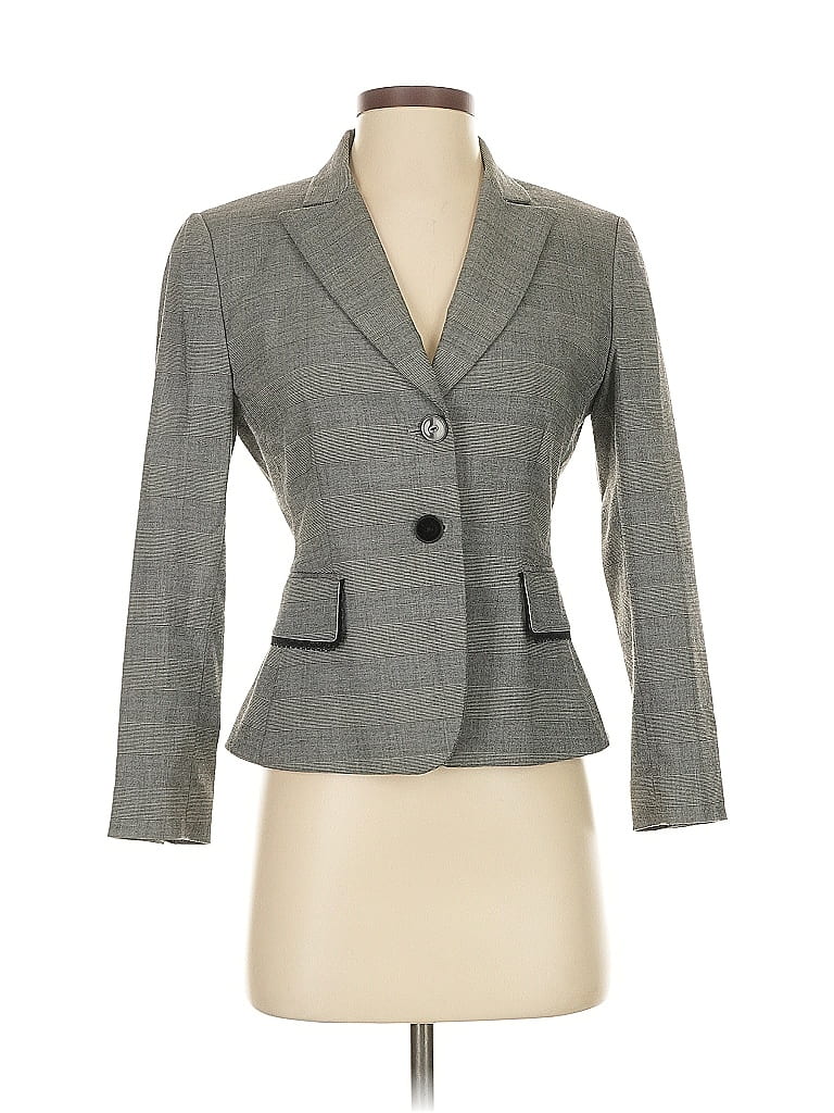 Pre-owned Tahari By Asl Blazer Jacket In Gray