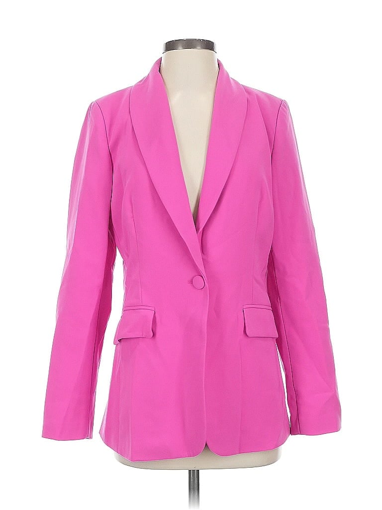 Pre-owned Fab'rik Blazer Jacket In Pink