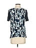 CALVIN KLEIN JEANS 100% Polyester Blue Short Sleeve Top Size S - photo 1