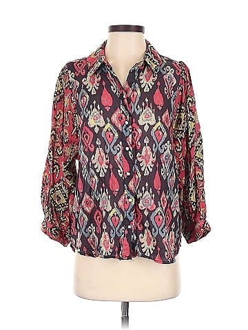 Forever That Girl for Anthropologie 3/4 Sleeve Blouse (view 1)