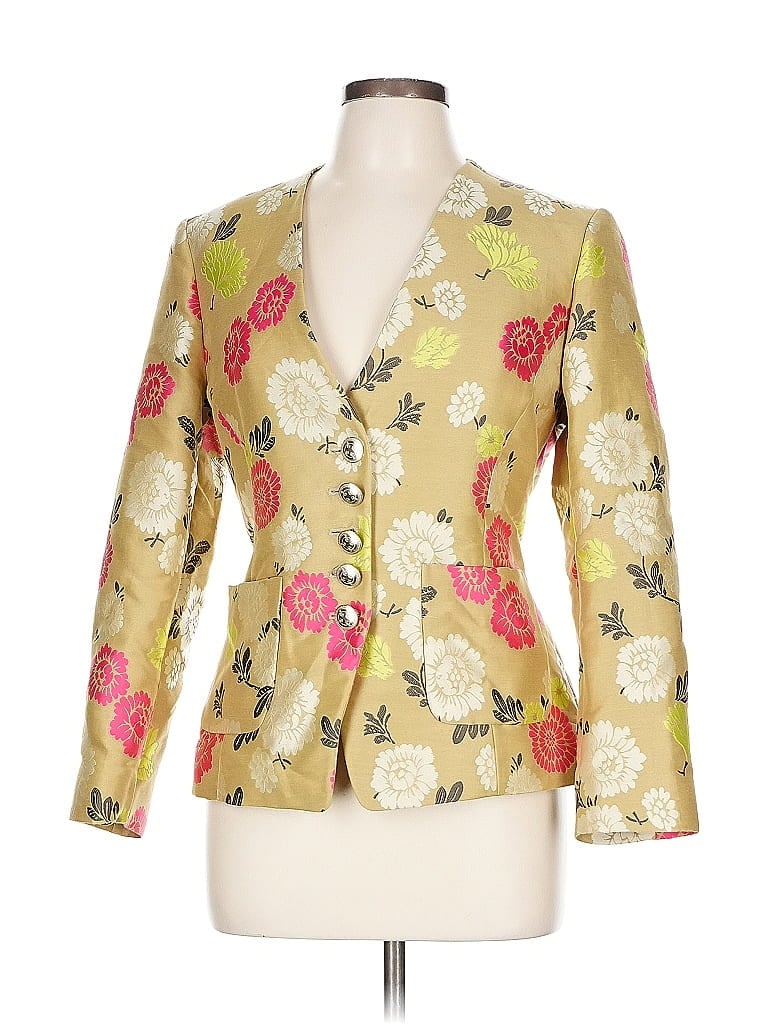 ETRO Floral Gold Blazer Size EU (IT) 46 / US 10 - photo 1