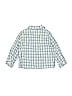 Bella Bliss 100% Cotton Checkered-gingham Blue Long Sleeve Button-Down Shirt 12-18 MO / 18 MO - photo 2
