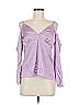 WAYF Purple Long Sleeve Blouse Size M - photo 1