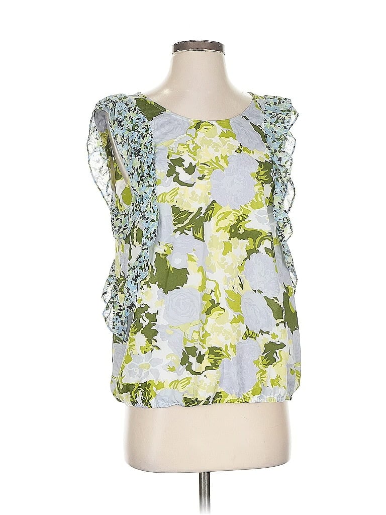 GIANNI BINI Pre-owned Sleeveless Blouse In Green