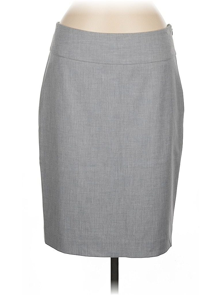 Pre-owned The Limited Formal Skirt In Gray