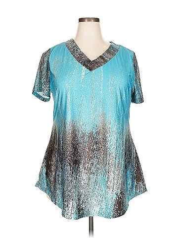 Lily by Firmiana Short Sleeve Blouse (view 1)