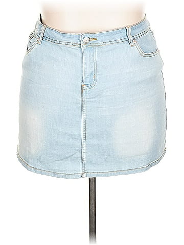 Chouyatou Denim Skirt (view 1)