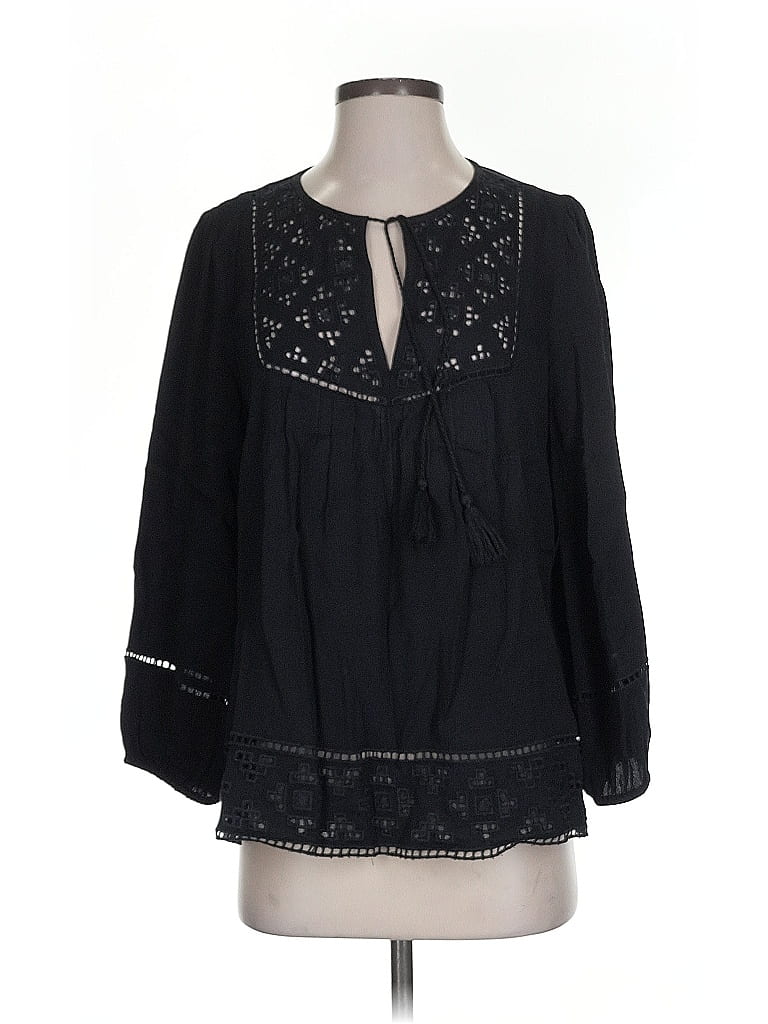 Click to view more detailed imagery on our partner's website Pre-owned Joie 3/4 Sleeve Blouse In Black