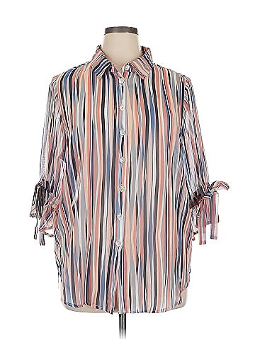 One World 3/4 Sleeve Blouse (view 1)