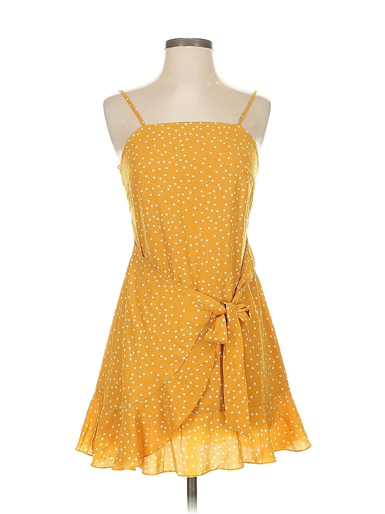 Pre-owned Altar'd State Casual Dress In Yellow