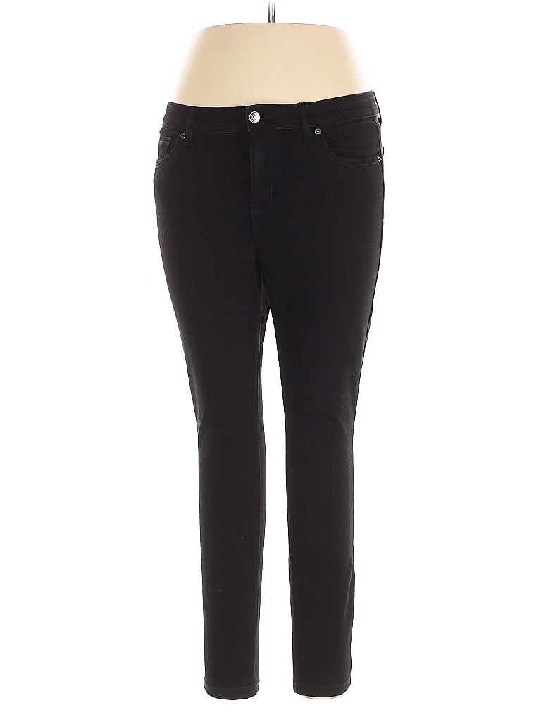 Soho JEANS NEW YORK & COMPANY Black Jeggings Size 14 - photo 1