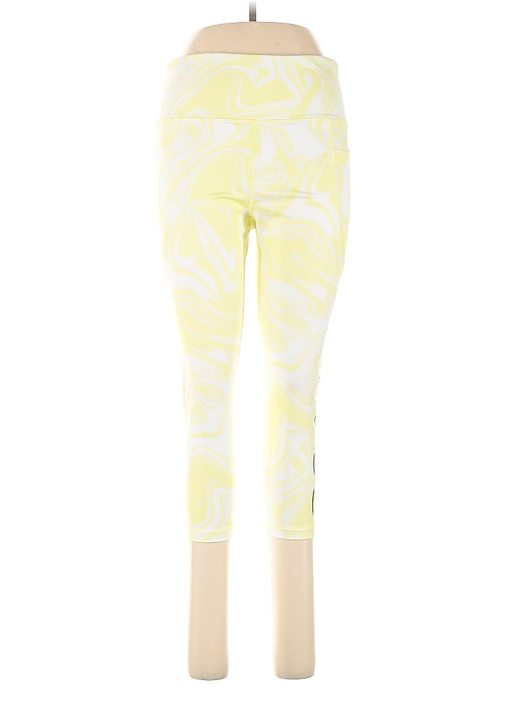 BEBE SPORT Pre-owned Active Pants In Yellow
