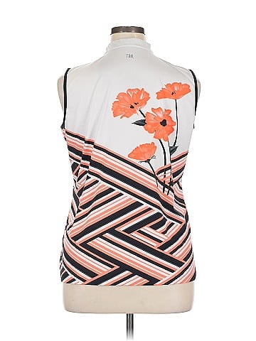 Tail Sleeveless Blouse (view 2)