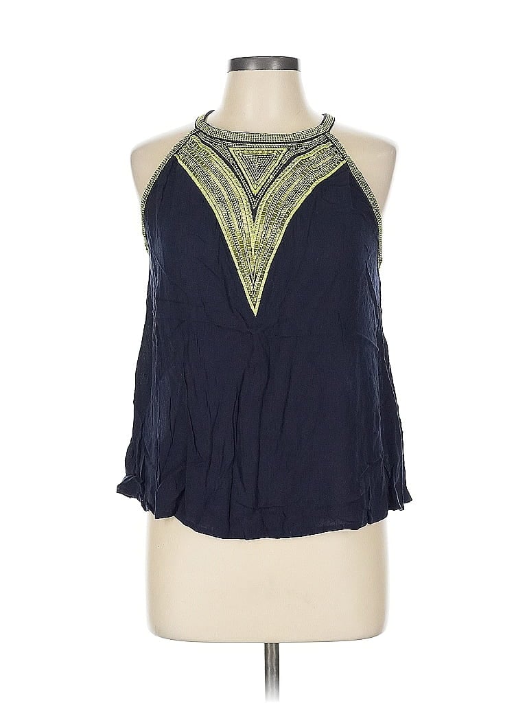 MARKET & SPRUCE Pre-owned Sleeveless Blouse In Blue