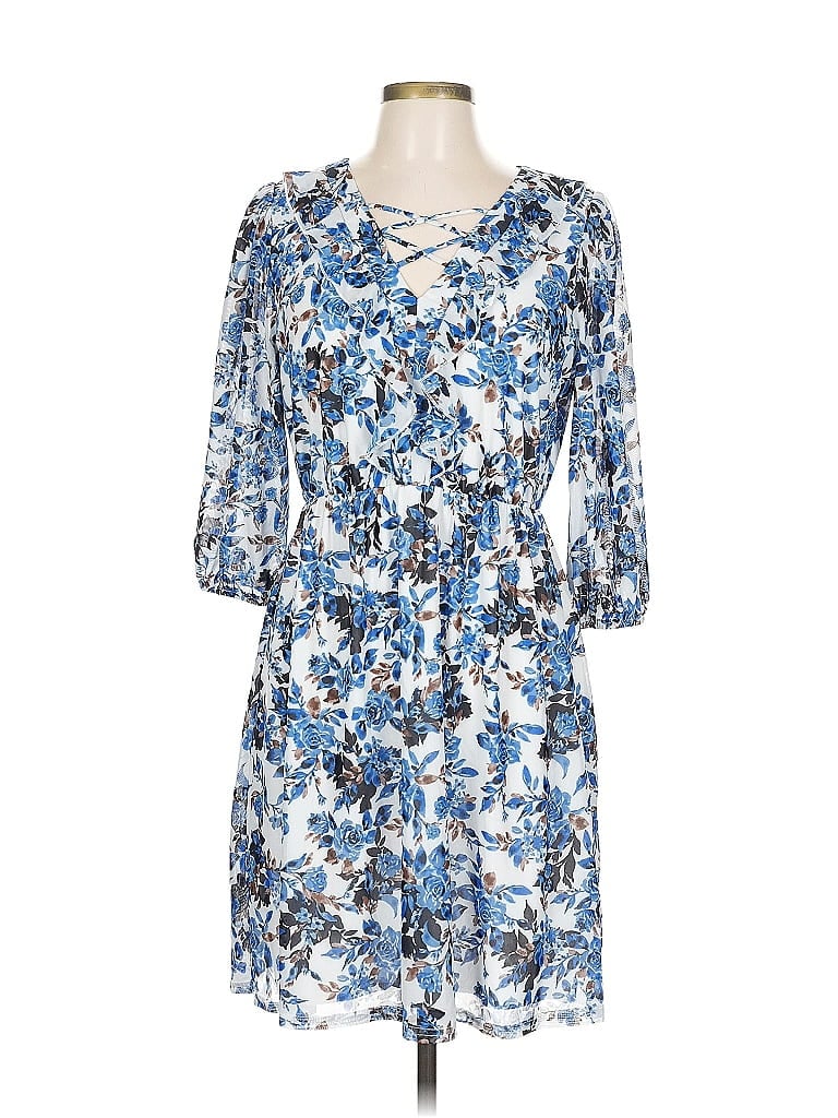 Pre-owned Luna Casual Dress In Blue