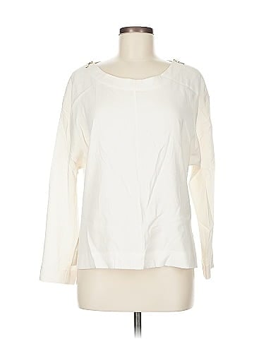 Escada Long Sleeve Silk Top (view 1)