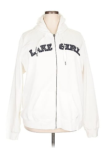 Lake Girl Zip Up Hoodie (view 1)