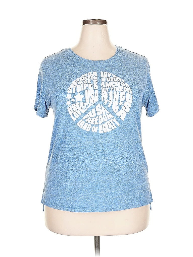 Pre-owned State Of Mine Active T-shirt In Blue