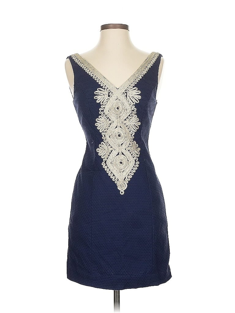 Pre-owned Lilly Pulitzer Cocktail Dress In Blue