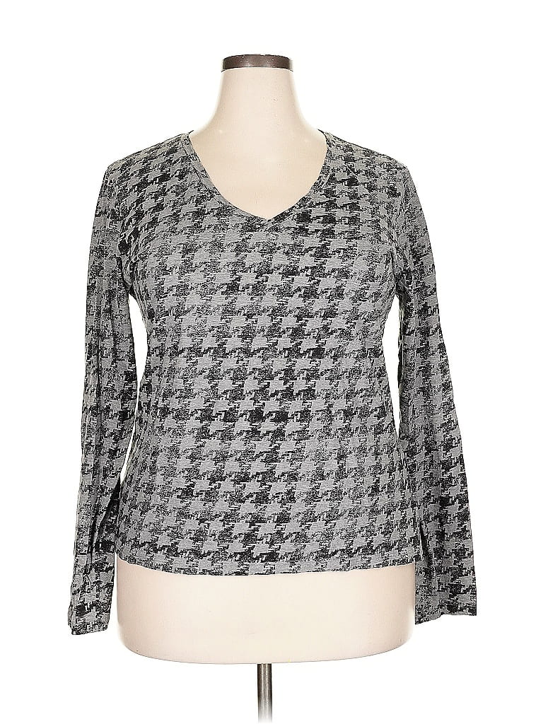 Pre-owned G.h. Bass & Co. Long Sleeve T-shirt In Gray