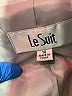 Le Suit 100% Polyester Silver Blazer Size 14 - photo 6