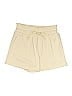 Le Lis 100% Polyester Solid Ivory Shorts Size S - photo 1